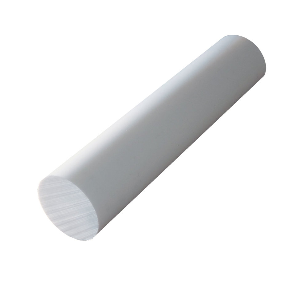 Teflon Rundstab weiß, Rundstab, PTFE 70mm x 100mm - Technische Materialien